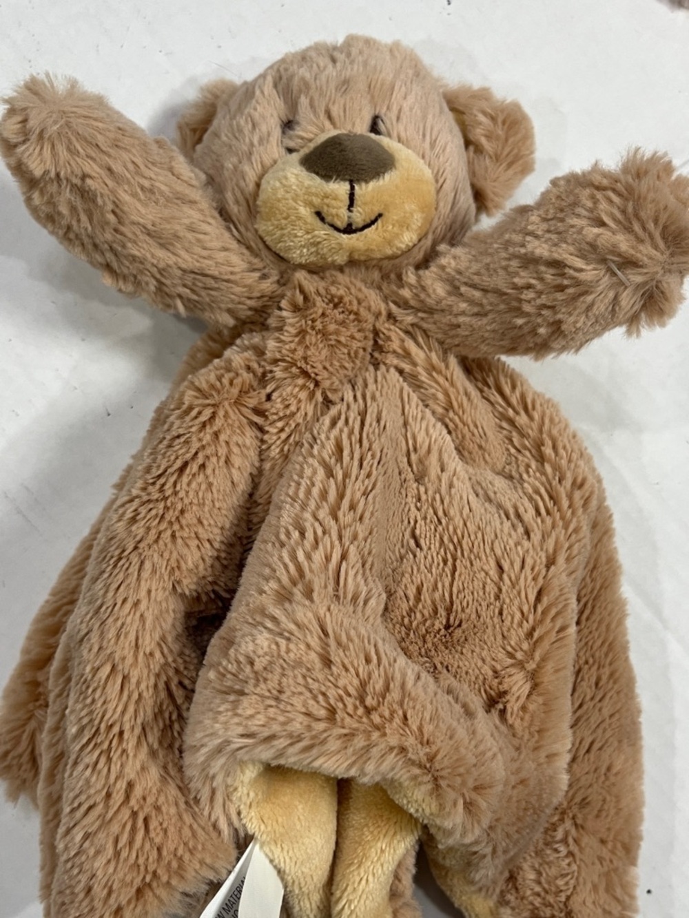 Kellytoy Brown bear plush blanket lovey